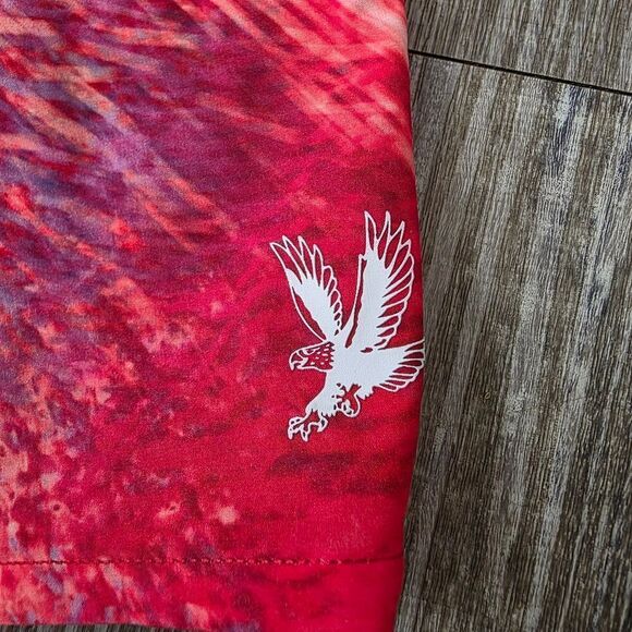 Nike Unlimited Team USA Gym Training Shorts S Ombre Red White Eagle FN1047-645 - Picture 6 of 9